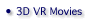 3D VR Movies